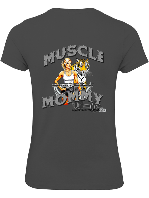 T-Shirt "Muscle Mommy" power Women