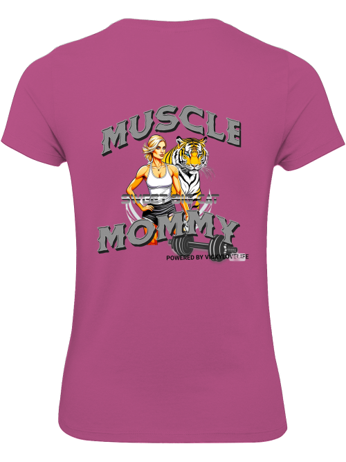 T-Shirt "Muscle Mommy" power Women