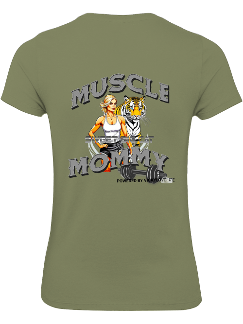 T-Shirt "Muscle Mommy" power Women