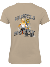 Load image into Gallery viewer, T-Shirt Muscle Mommy Tigar power Wommen Sport
