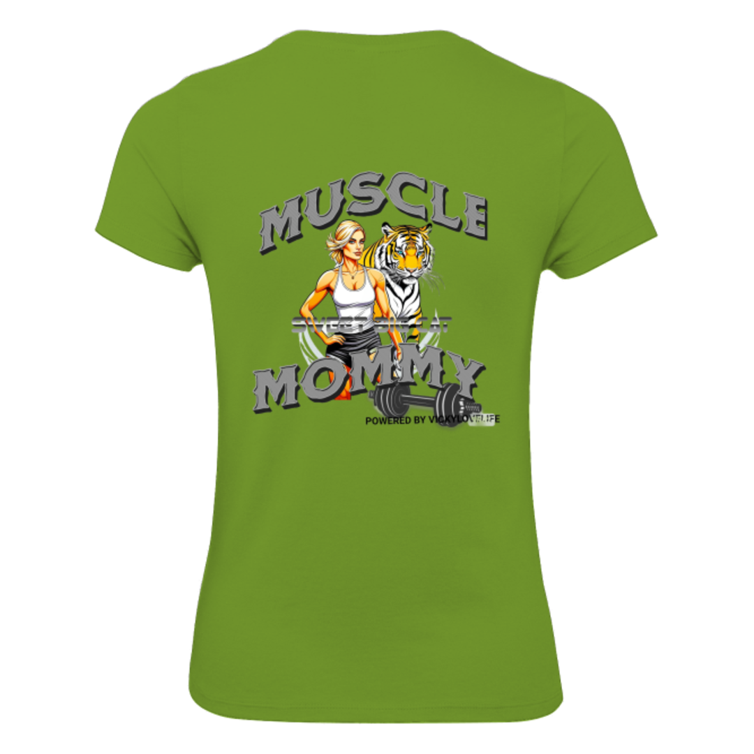 T-Shirt "Muscle Mommy" power Women