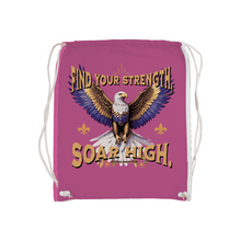 Load image into Gallery viewer, Gymsack Bag Gym Stof Find Your Strength Soar High
