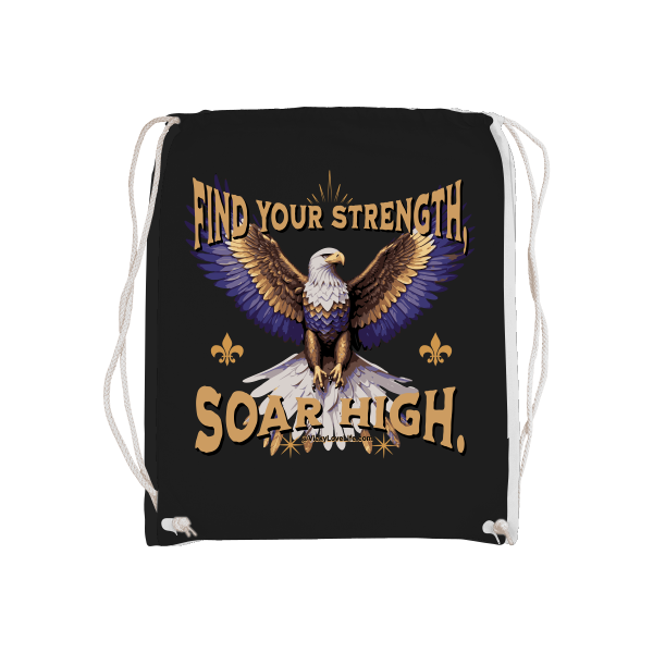 Gymsack Tasche Gym Stof Find Your Strength Soar High