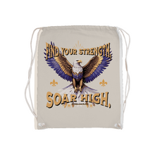 Load image into Gallery viewer, Gymsack Bag Gym Stof Find Your Strength Soar High
