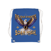 Lade das Bild in den Galerie-Viewer, Gymsack Tasche Gym Stof Find Your Strength Soar High
