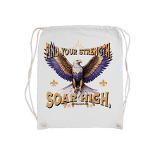 Load image into Gallery viewer, Gymsack Bag Gym Stof Find Your Strength Soar High
