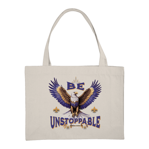 Große Nachaltige Stofftasche 'Be Unstoppable'