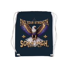 Lade das Bild in den Galerie-Viewer, Gymsack Tasche Gym Stof Find Your Strength Soar High
