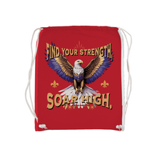 Load image into Gallery viewer, Gymsack Bag Gym Stof Find Your Strength Soar High
