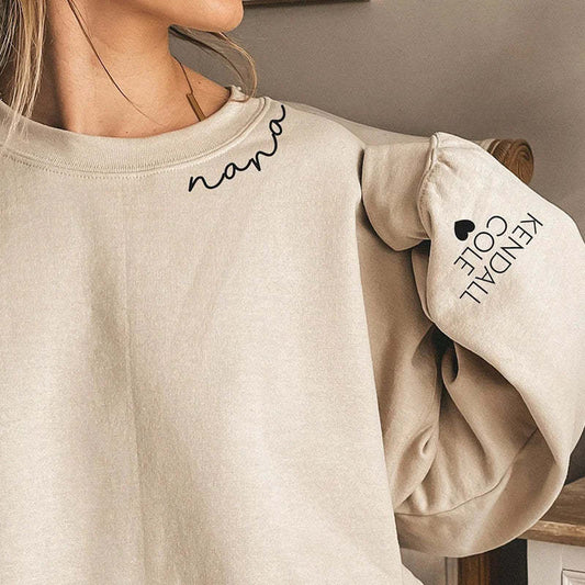 Personalisierte Rundhals Sweatshirt