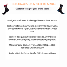 Load image into Gallery viewer, Kreative Baumwollsocken PERSONALISIERBAR
