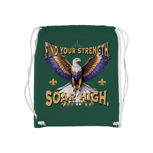 Load image into Gallery viewer, Gymsack Bag Gym Stof Find Your Strength Soar High
