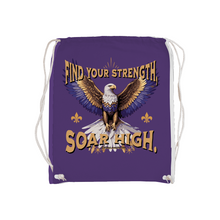 Lade das Bild in den Galerie-Viewer, Gymsack Tasche Gym Stof Find Your Strength Soar High
