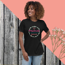 Load image into Gallery viewer, Lockeres Damen-T-Shirt VickyLoveLife together forever Geschenk
