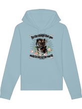 Load image into Gallery viewer, Hoodie Drummer Tiger- Motiv , Be the change that you wish to see in the world
