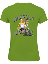 Load image into Gallery viewer, T-Shirt Muscle Mommy Tigar power Wommen Sport
