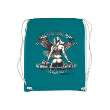 Load image into Gallery viewer, Gymsack  Tasche Bag Hustle for that muscle und victory
