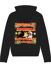 Lade das Bild in den Galerie-Viewer, Hoodie Nothing is impossible, the Word itself says  I`m Possible, Santa Klaus
