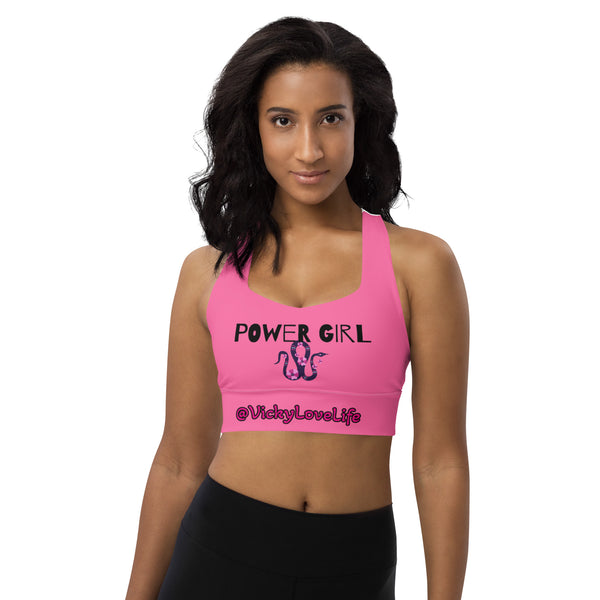 Longline-Sport-BH VickyLoveLife  Power Girl-Schlange