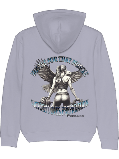 Hoodie "Hustle for that Muscle"