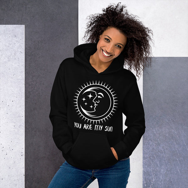 You are my Sun-Unisex-Kapuzenpullover-PERSONALISIEREN mit deinem Text und Farbe